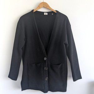 Kotn Relaxed Cardigan in Black